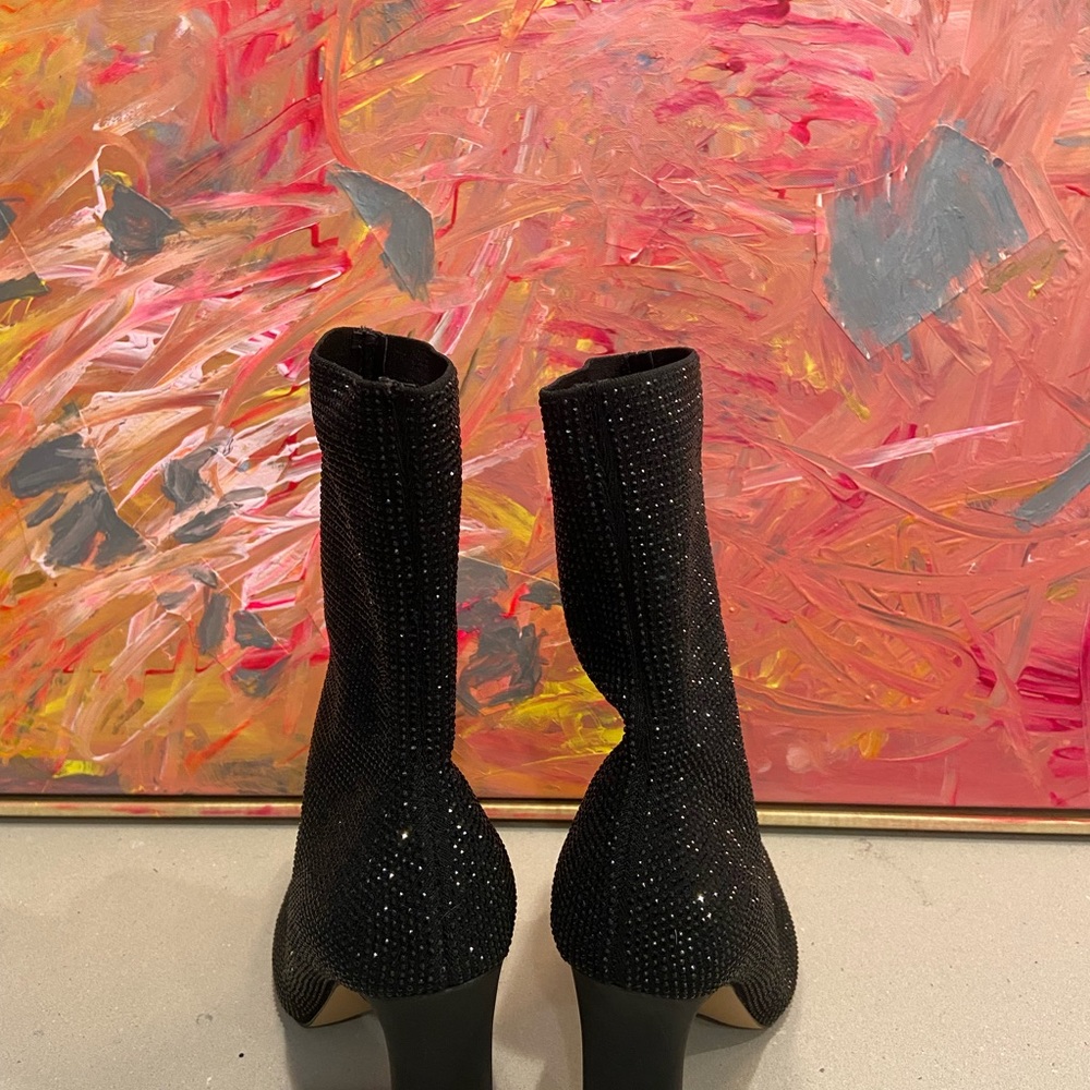 ALDO Glitter Booties - Worn 1x - Picture 5 of 5